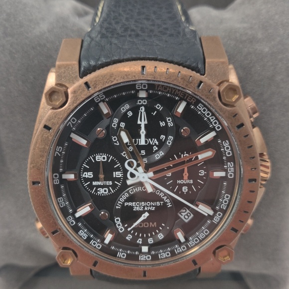 Bulova Precisionist Eight-Hand Quartz Chronograph